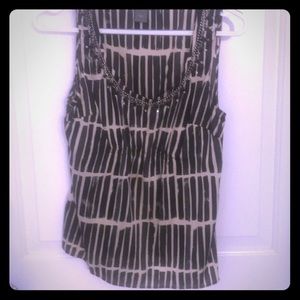 Ann Taylor beaded tank top
